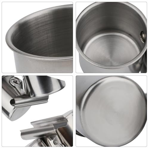Hypeety Bird Parrot Stainless Steel Feeding Double Cups