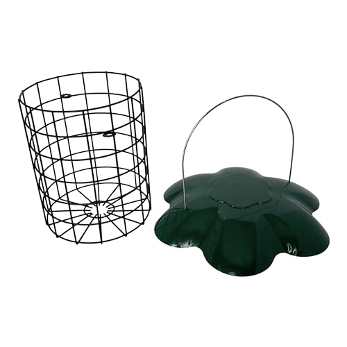 Large Metal Mesh Suet Log Bird Feeder Cage