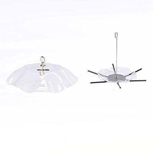 Clear Hanging Bird Seed Cylinder Feeder, 13"L x 13"W x 15"H