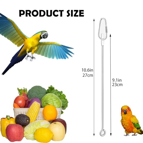 Stainless Steel Bird Fruit & Vegetable Skewer Set