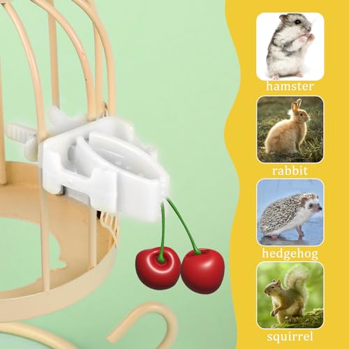 6pcs Bird Cage Food Clips for Parrot Treats