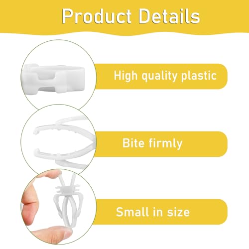 6pcs Bird Cage Food Clips for Parrot Treats