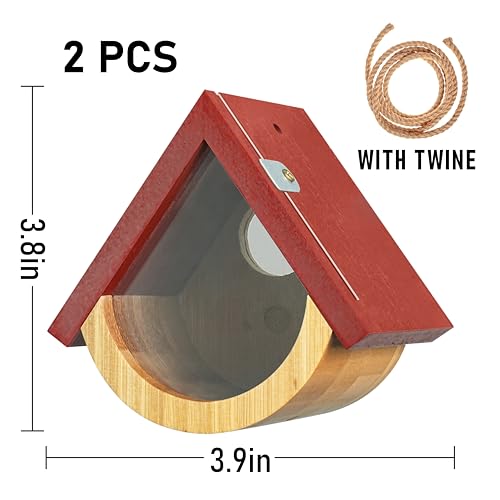 Hummingbird & Chickadee Hanging Houses for Indoor/Outdoor VIEW