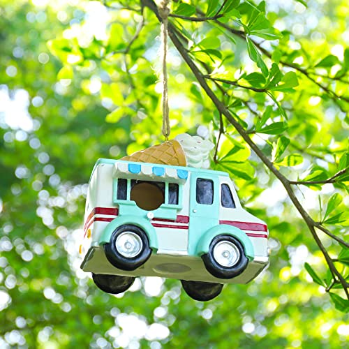 Yinns Hanging Camper Bird House for Indoor & Outdoor