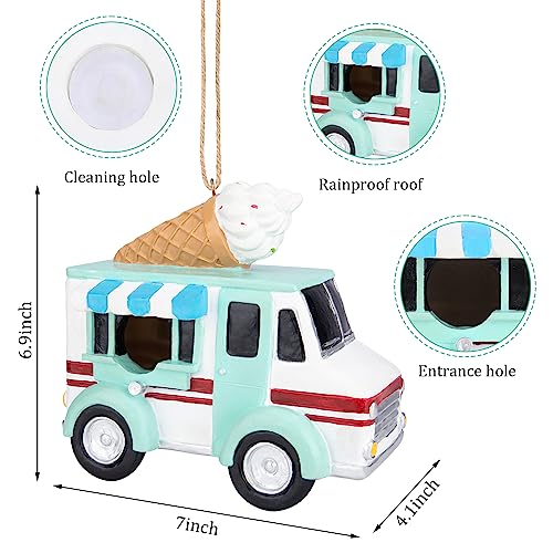 Yinns Hanging Camper Bird House for Indoor & Outdoor