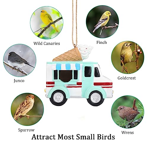 Yinns Hanging Camper Bird House for Indoor & Outdoor