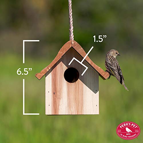 Perky-Pet Wren Home Birdhouse for Indoor & Outdoor