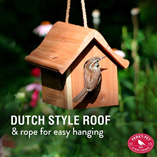 Perky-Pet Wren Home Birdhouse for Indoor & Outdoor