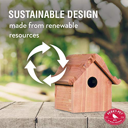 Perky-Pet Wren Home Birdhouse for Indoor & Outdoor