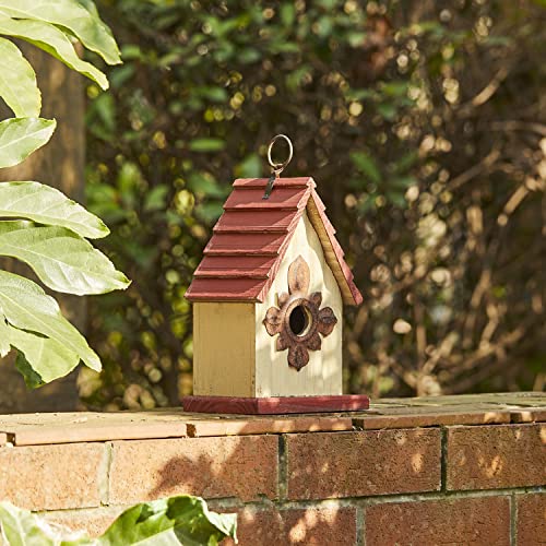 Wooden Bird House - Indoor/Outdoor Decor - Hanging Birdhouse