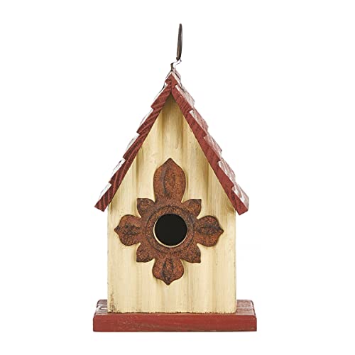Wooden Bird House - Indoor/Outdoor Decor - Hanging Birdhouse