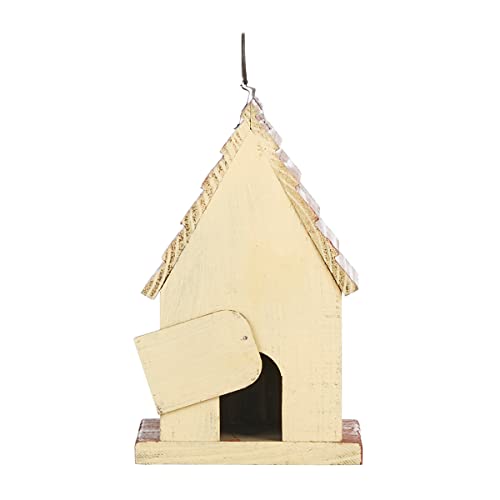 Wooden Bird House - Indoor/Outdoor Decor - Hanging Birdhouse