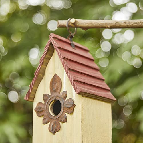 Wooden Bird House - Indoor/Outdoor Decor - Hanging Birdhouse