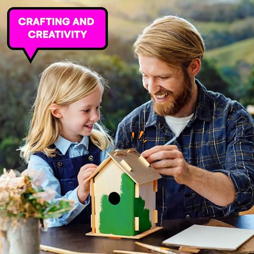 DIY Wooden Birdhouse Kit for Kids and Adults