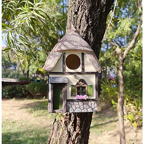 Resin Bird House for Garden Decor, Perfect Gift
