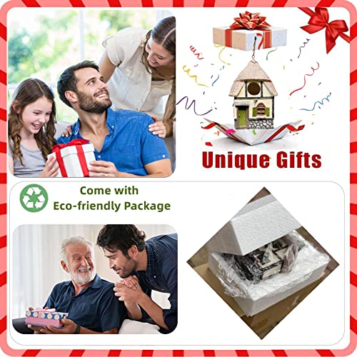 Resin Bird House for Garden Decor, Perfect Gift