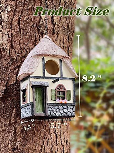 Resin Bird House for Garden Decor, Perfect Gift