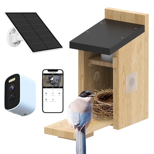 4MP HD Bird House with WiFi Camera & App