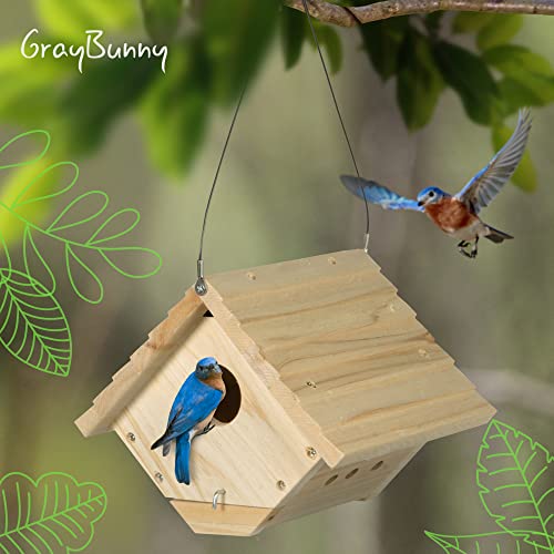 Cedar Bluebird and Wren Birdhouses - Perfect Outdoor Decor