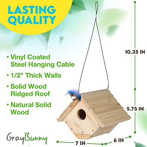 Cedar Bluebird and Wren Birdhouses - Perfect Outdoor Decor