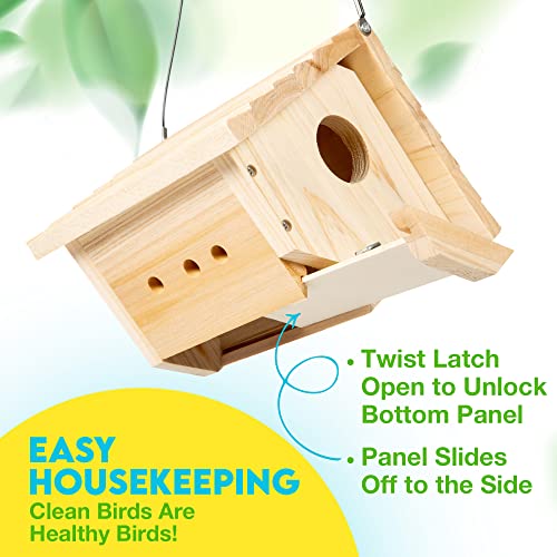 Cedar Bluebird and Wren Birdhouses - Perfect Outdoor Decor