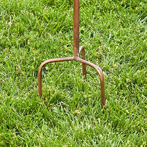 Copper Birdhouse Stakes: 4 Homes in 1 Castle