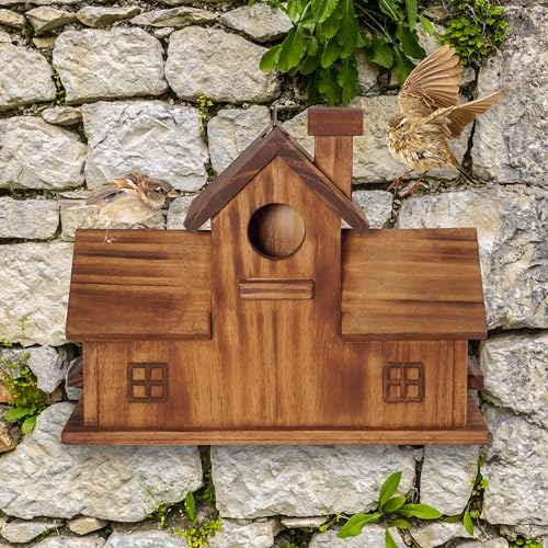 Bluebird Finch Cardinals Hanging Birdhouse for Garden (Style 3)