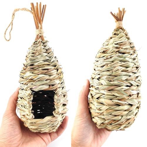 Hand-Woven Hummingbird House Set for Indoor & Outdoor