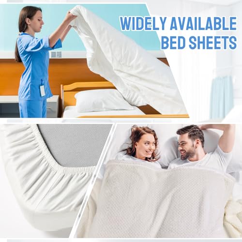 Luxurious 4-Piece Hospital Bedding Set in Soft White