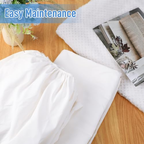 Luxurious 4-Piece Hospital Bedding Set in Soft White