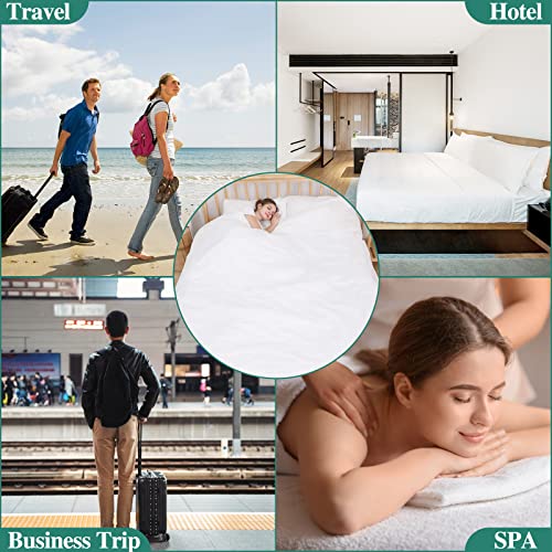 4 Pack Disposable Bedding Set for Travel, Hotel-Quality