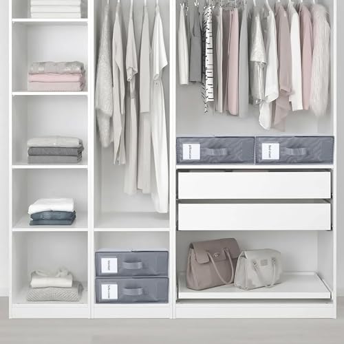 6-Pack Linen Closet Organizers for Bedding and Towels