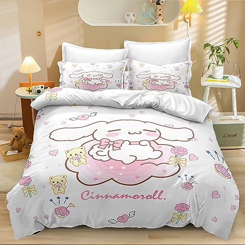 Cartoon CIN-namoroll Bedding Set - Super Soft & Cute