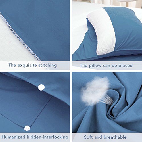 Blue Lightweight Sleeping Bag Liner for Travel Outdoor