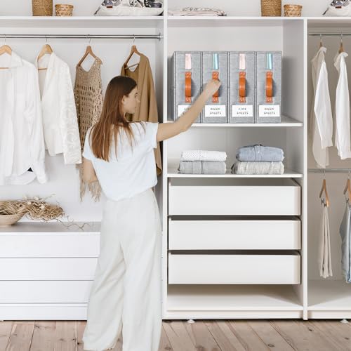 Bed Sheet Storage Organizers, Set of 2