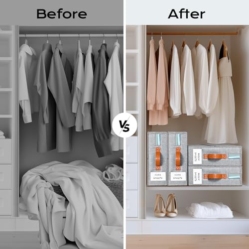 Bed Sheet Storage Organizers, Set of 2