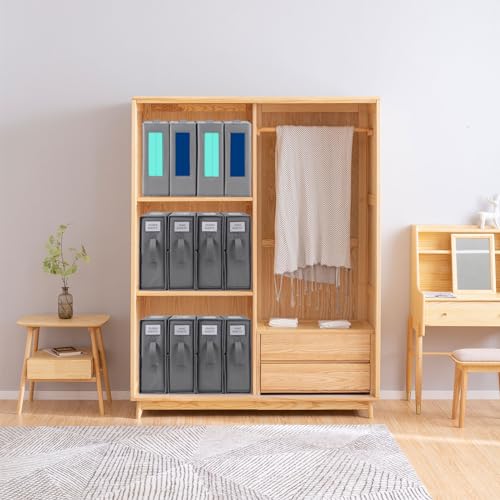 Bed Sheet Storage Organizer Set for Linen Closet