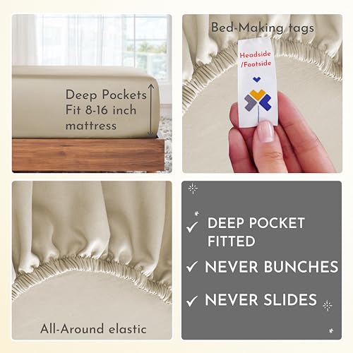 High-Quality 100% Cotton Queen Sheet Set for Comfort