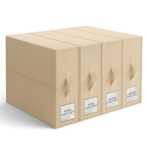Beige Sheet Organizers & Storage - Pack of 4