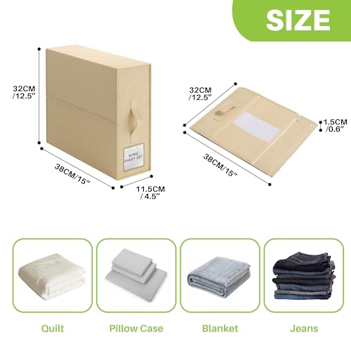 Beige Sheet Organizers & Storage - Pack of 4