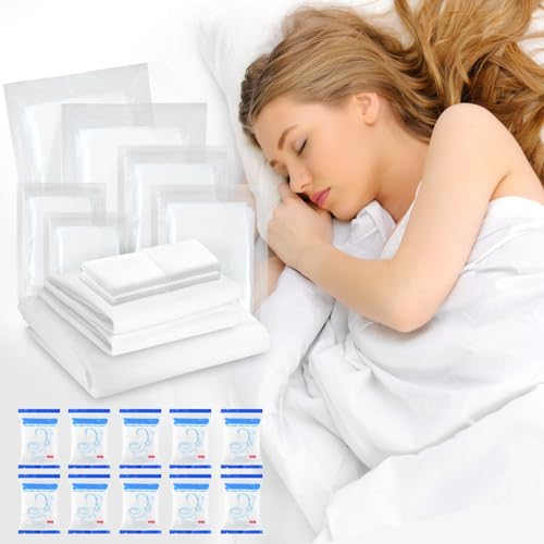 JuneHeart 2 Pack Disposable Bedding Set for Travel