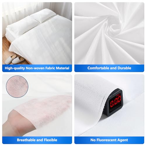 JuneHeart 2 Pack Disposable Bedding Set for Travel