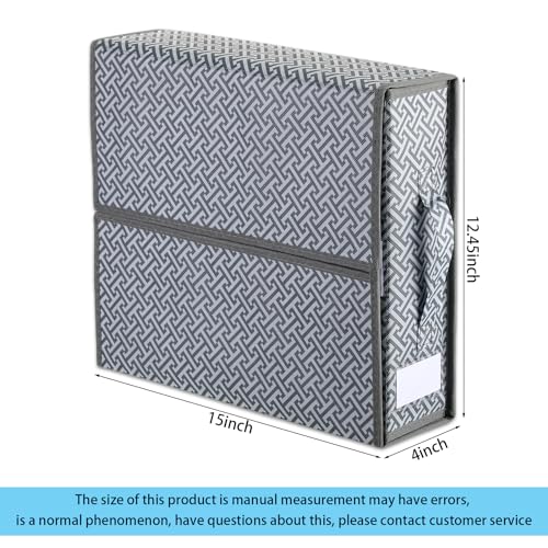 5 Piece Bed Sheet Organizer Storage Box, Linen Closet Organizer