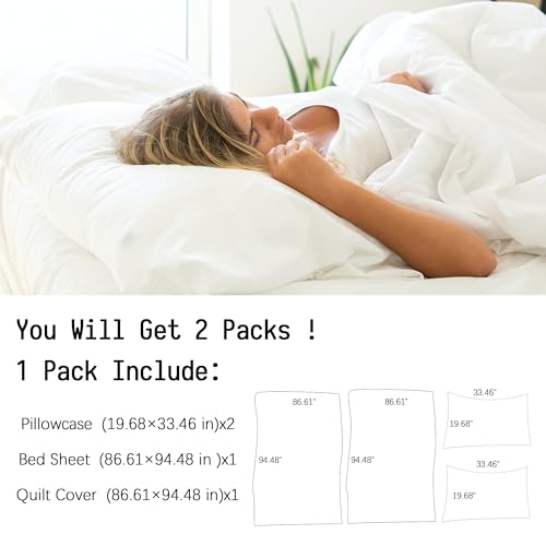 Nanaborn Disposable Bed Sheets for Travel - 2 Pack