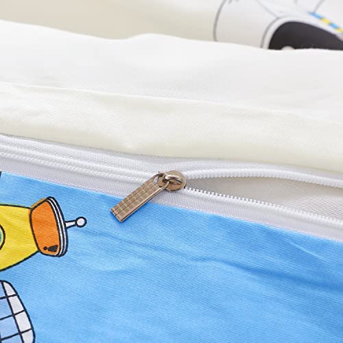 Astronaut Printed Cotton Crib Bedding Set for Boys/Girls