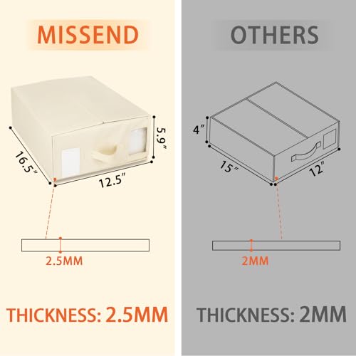 MISSSEND 4-Pack Foldable Bed Sheet Organizer Set