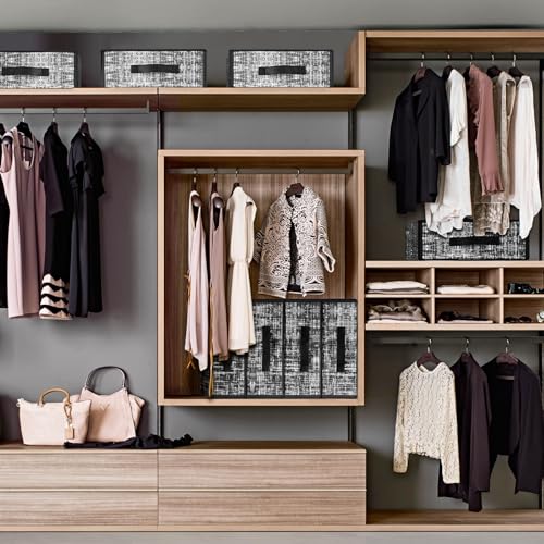 4 Pack Foldable Bed Sheet Organizers & Linen Closet Organizer