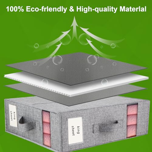 2 Pack Linen Closet Organizers with Windows & Handles