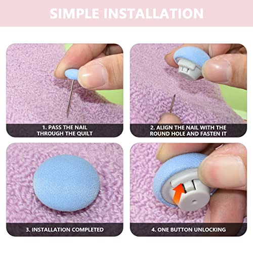 16 Pcs Bedding Holder Pins Quilt Fixing Clips