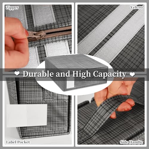 Bed Sheet Storage Cubes, 2 Pack Organizers, Linen closet